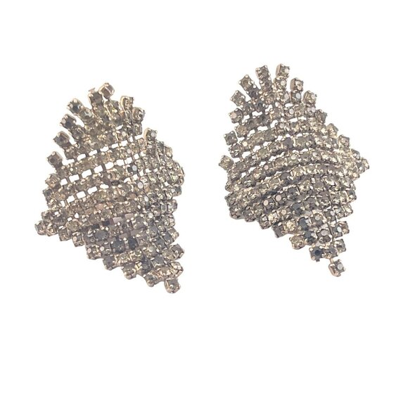 Musi Vintage Shoe Clips Rhinestone circa 1955 - Picture 1 of 6